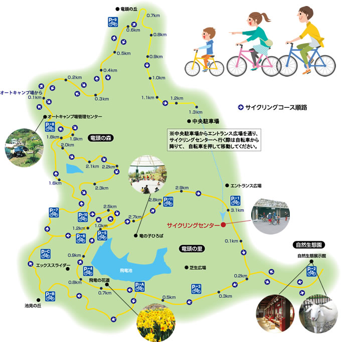 レンタサイクル  国営讃岐まんのう公園